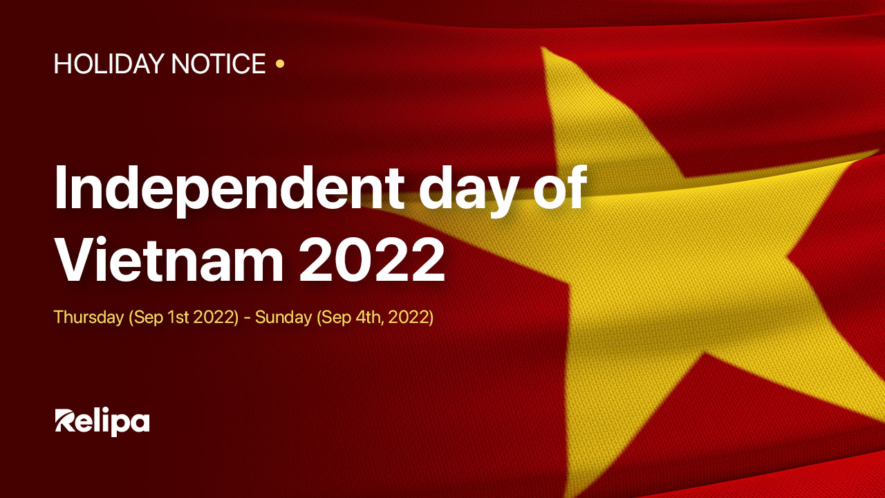 Notice of Independent day of Vietnam 2022