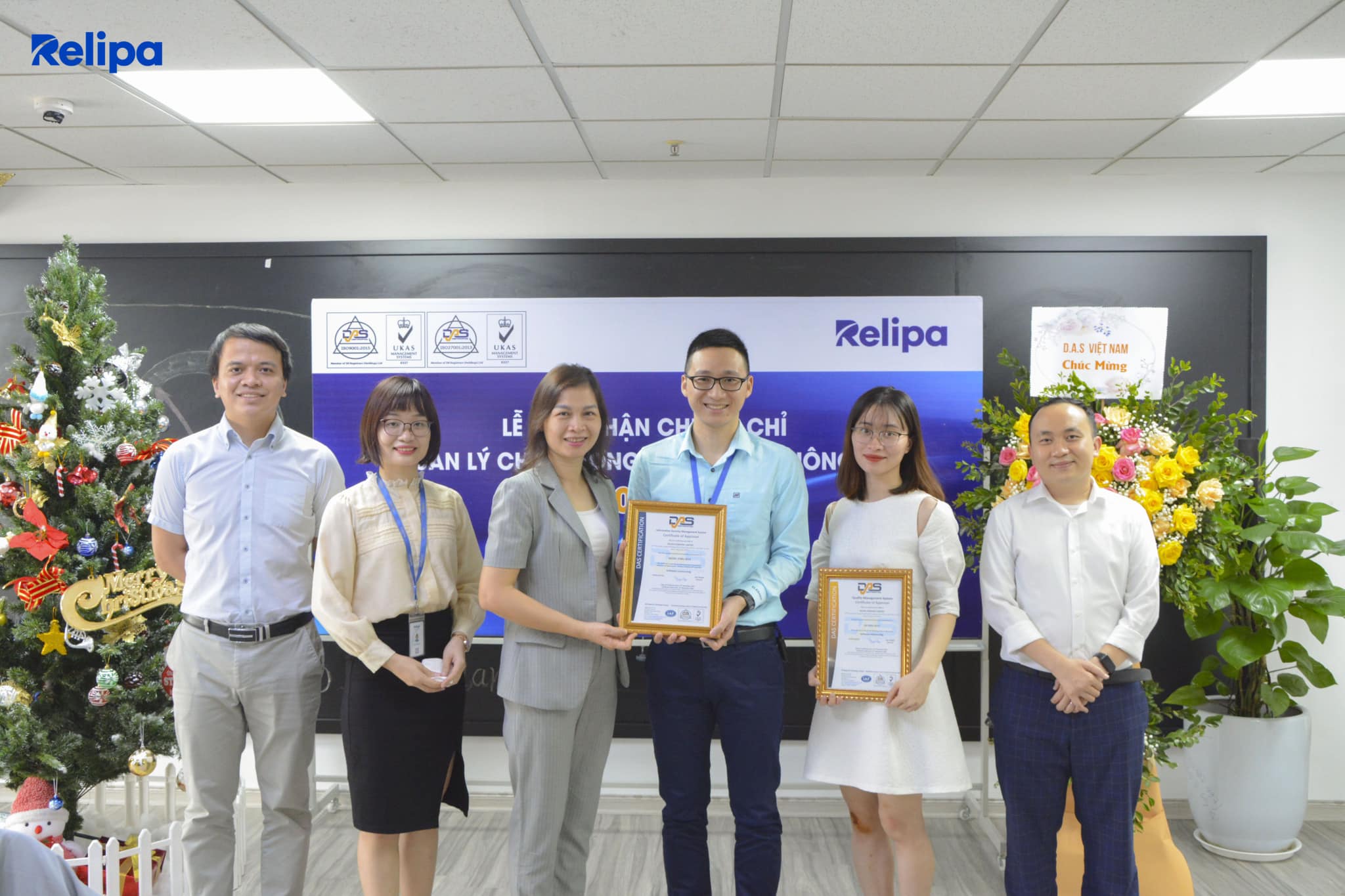 Proud to Announce Relipa is ISO/IEC27001 and ISO9001 certified!